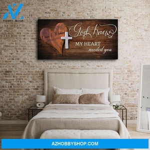 My Heart Needed You - Personalized Custom Name Canvas