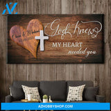 My Heart Needed You - Personalized Custom Name Canvas