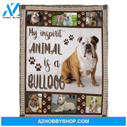 My Inspirit Animal, Fleece Blanket.Gift For People Family Home Decor Bedding Couch Sofa Soft and Comfy Cozy