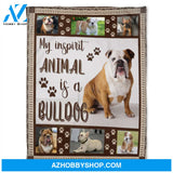 My Inspirit Animal, Fleece Blanket.Gift For People Family Home Decor Bedding Couch Sofa Soft and Comfy Cozy