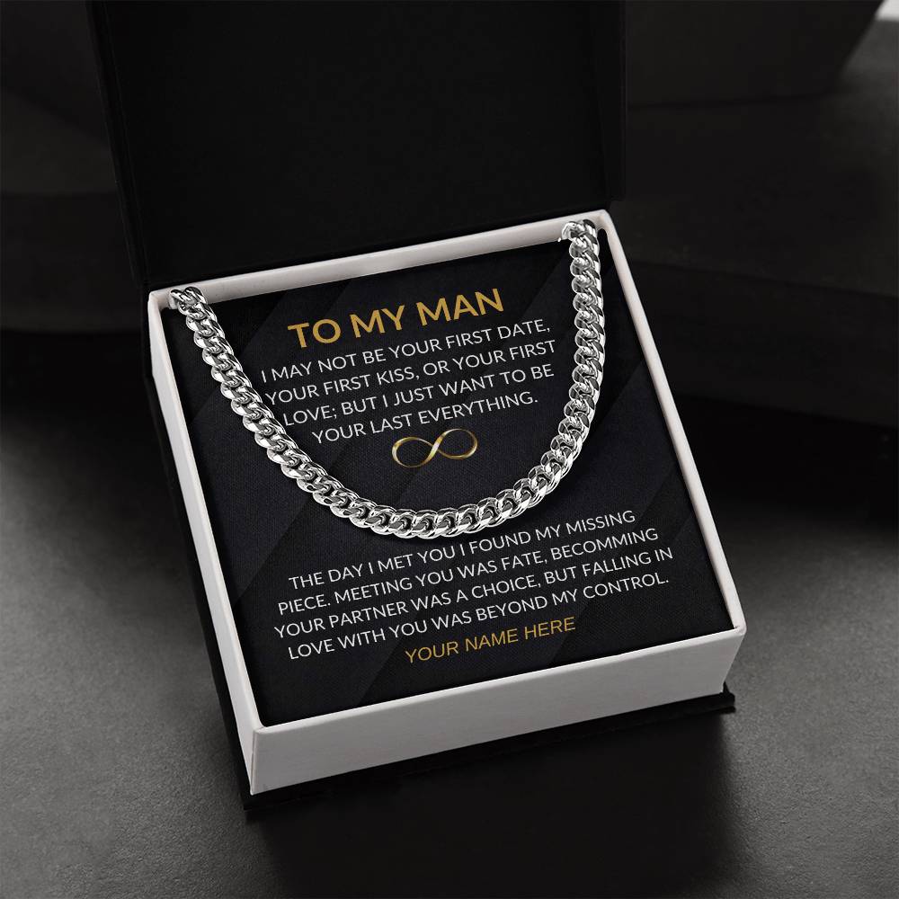 My Man - Fate - Cuban Chain - Custom Signature
