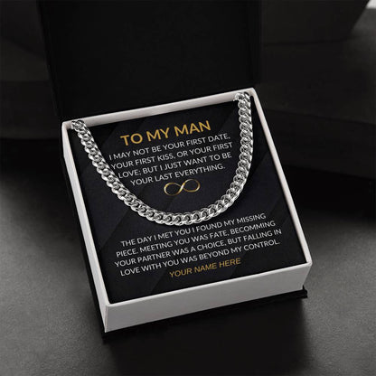 My Man - Fate - Cuban Chain - Custom Signature