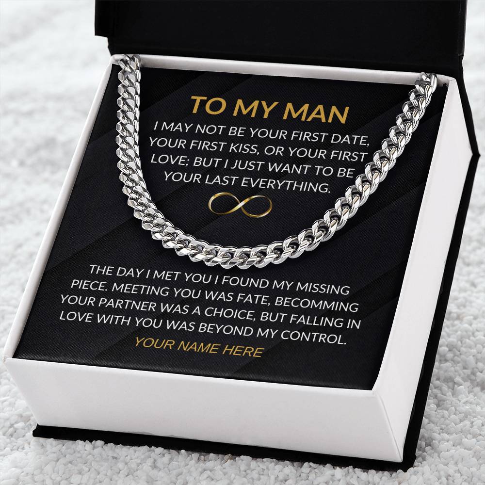 My Man - Fate - Cuban Chain - Custom Signature
