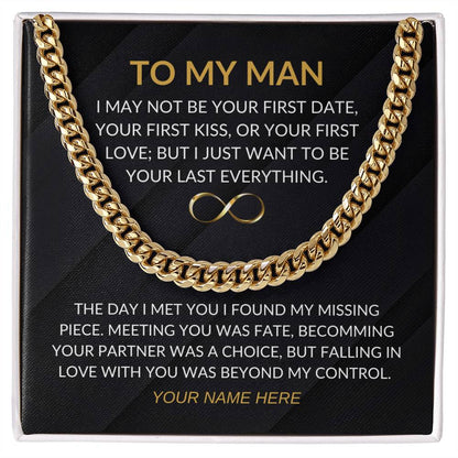 My Man - Fate - Cuban Chain - Custom Signature