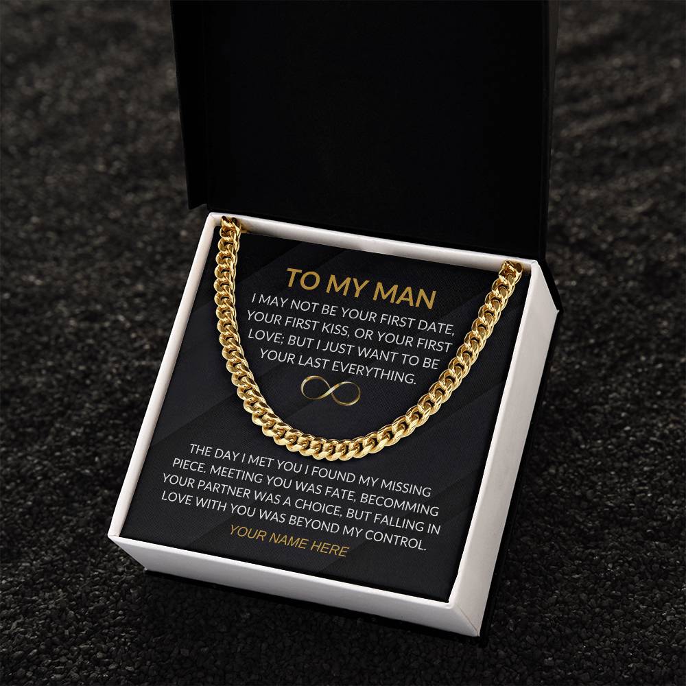 My Man - Fate - Cuban Chain - Custom Signature