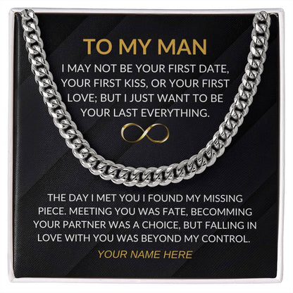 My Man - Fate - Cuban Chain - Custom Signature
