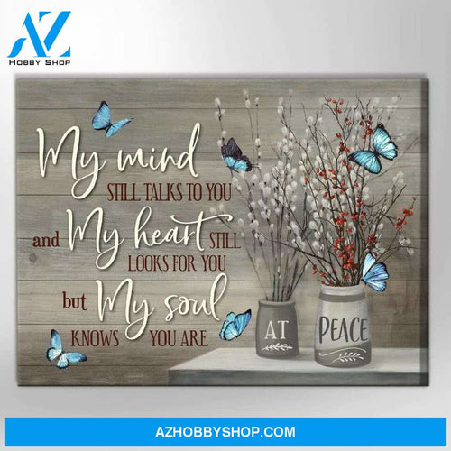 My Mind Butterfly Wall Art Canvas