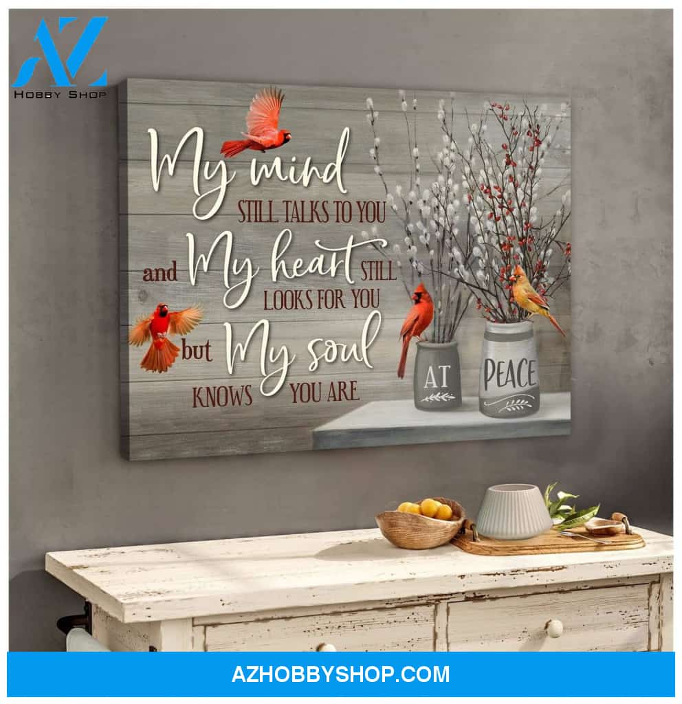 My Mind Cardinal Wall Art Canvas