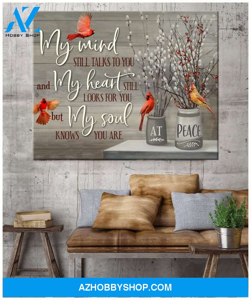 My Mind Cardinal Wall Art Canvas