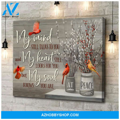 My Mind Cardinal Wall Art Canvas