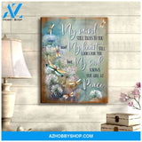 My Mind Dandelion Dragonfly Wall Art Canvas