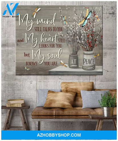 My Mind Dragonfly Wall Art Canvas