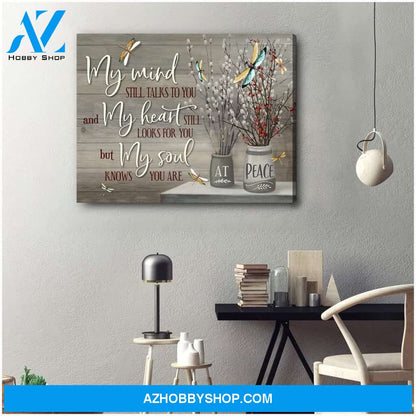 My Mind Dragonfly Wall Art Canvas