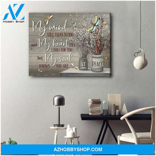 My Mind Dragonfly Wall Art Canvas