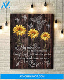 My Mind Still Talks To You Butterfly Wall Art Canvas