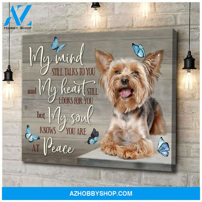My Mind Still Talks To You Yorkshire Wall Art Canvas