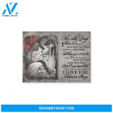 My only love - Skull Couple - Personalized Canvas