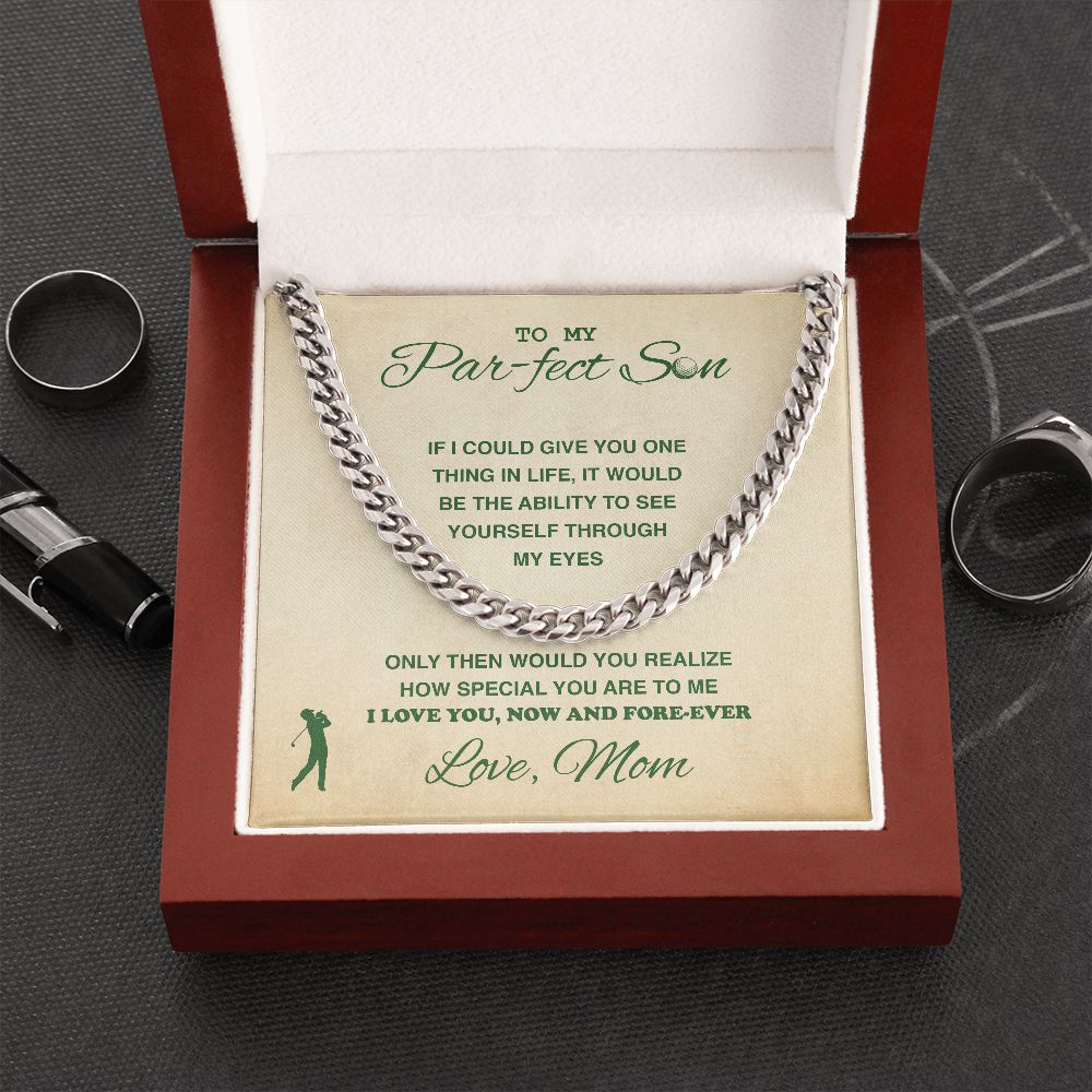 My Par-fect Son - Cuban Link Necklace, Cuban Link Chain