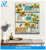 My Sunshine Hummingbird Wall Art Canvas