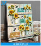 My Sunshine Hummingbird Wall Art Canvas
