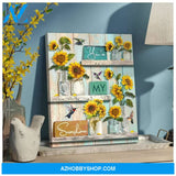 My Sunshine Hummingbird Wall Art Canvas