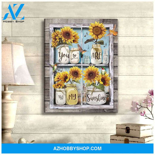 My Sunshine Hummingbird Wall Art Canvas