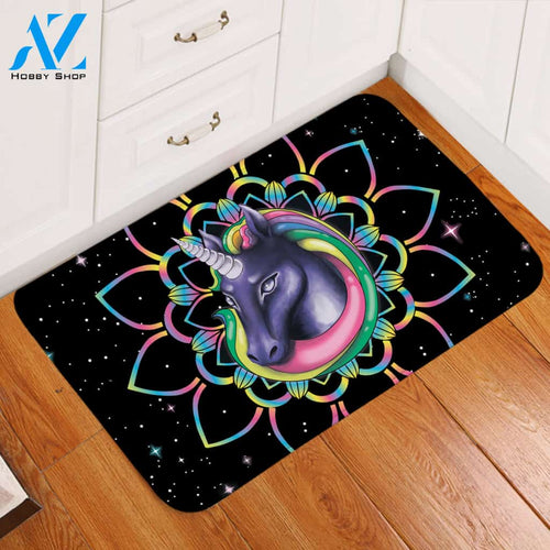 Mythical Unicorn Space Door Mat