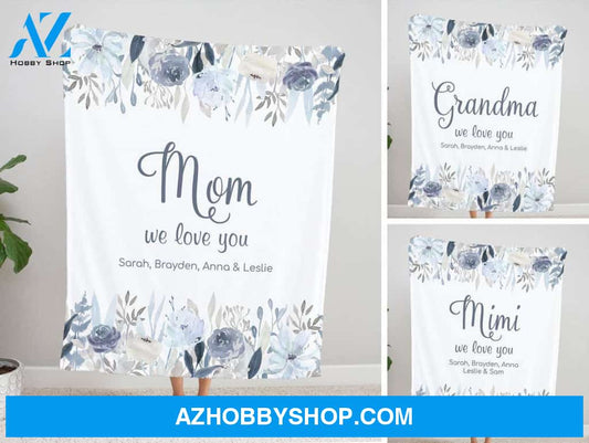 Nana Blanket, Grandma Blanket, Blanket For Mom, Blanket For Grandma