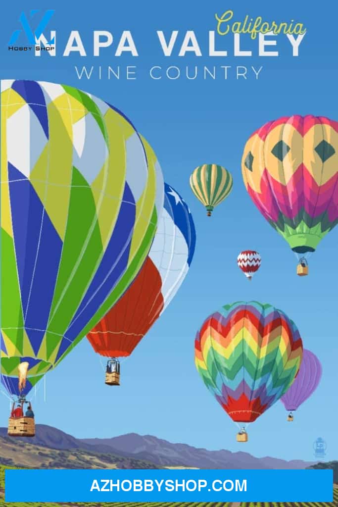 Napa Valley California Wine Country Hot Air Balloons 