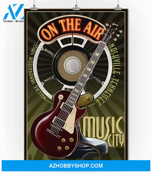 Nashville Tennesseee - Guitar And Microphone
