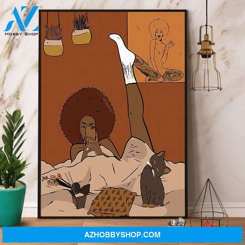 Nasty Gal Selfie Canvas And Poster, Wall Decor Visual Art