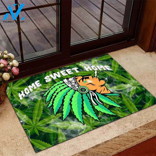 Native Home Sweet Home Limited Indoor and Outdoor Doormat Warm House Gift Welcome Mat Gift For Friend Family Birthday