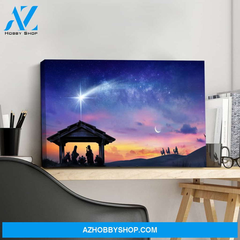 Nativity of Jesus Canvas Wrap