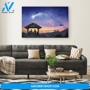 Nativity of Jesus Canvas Wrap