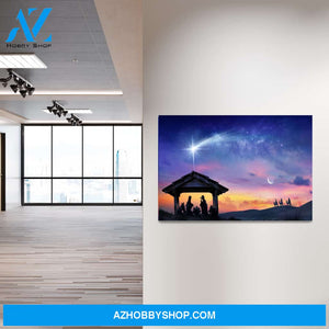 Nativity of Jesus Canvas Wrap