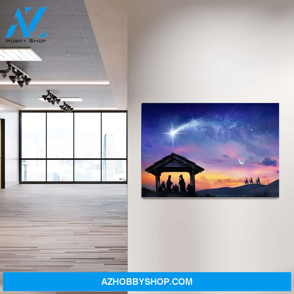 Nativity of Jesus Canvas Wrap