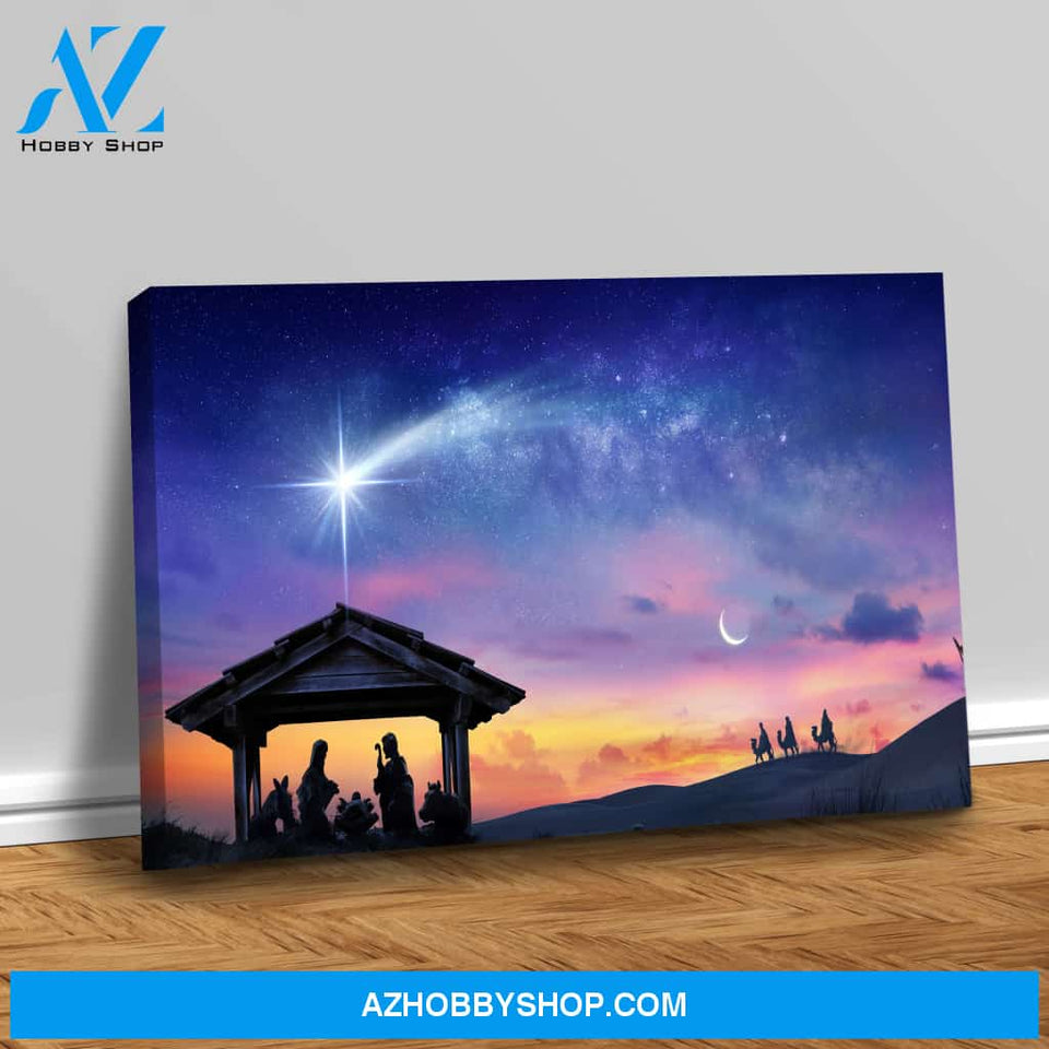 Nativity of Jesus Canvas Wrap