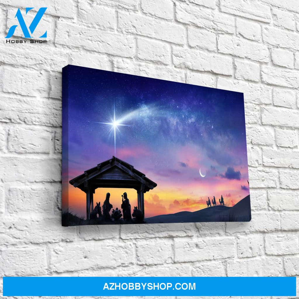Nativity of Jesus Canvas Wrap