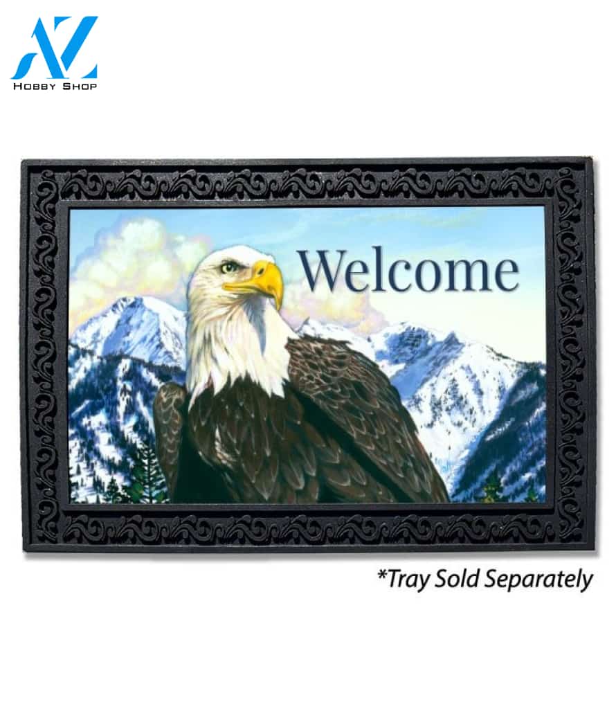 Nature Calling Bald Eagle Doormat - 18" x 30"