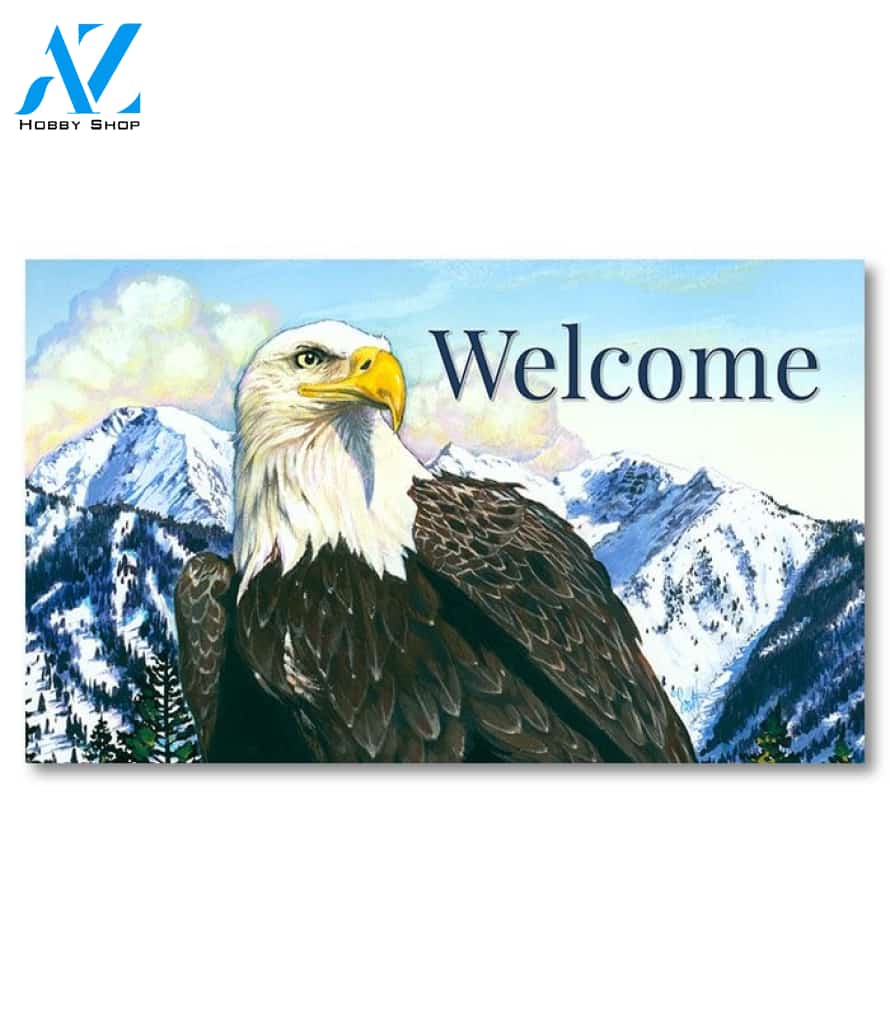 Nature Calling Bald Eagle Doormat - 18" x 30"
