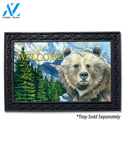 Nature Calling Bear Doormat - 18" x 30"