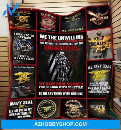 Navy Seals Fleece Blanket