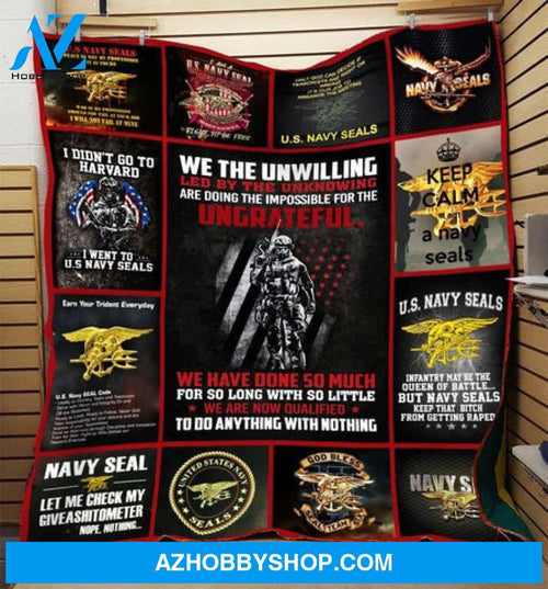 Navy Seals Fleece Blanket