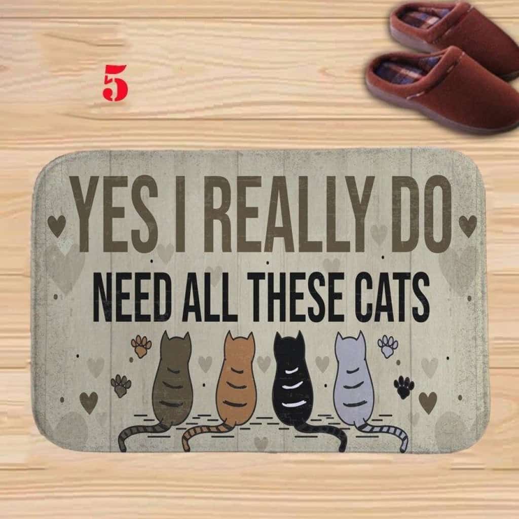 Need All These Cat Doormat | Colorful | Size 8x27'' 24x36''