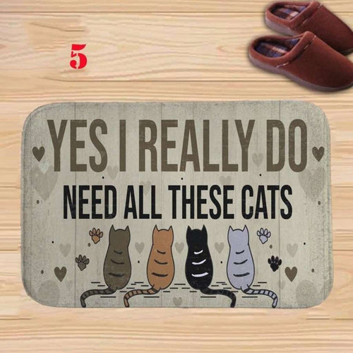 Need All These Cat Doormat | Colorful | Size 8x27'' 24x36''