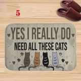 Need All These Cat Doormat | Colorful | Size 8x27'' 24x36''