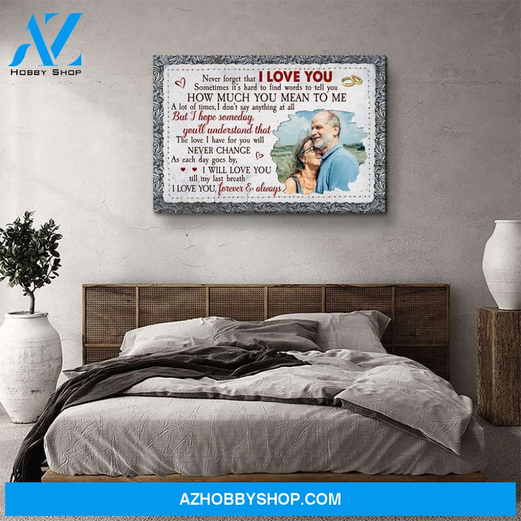 Never Change - Personalized Custom Photo Canvas