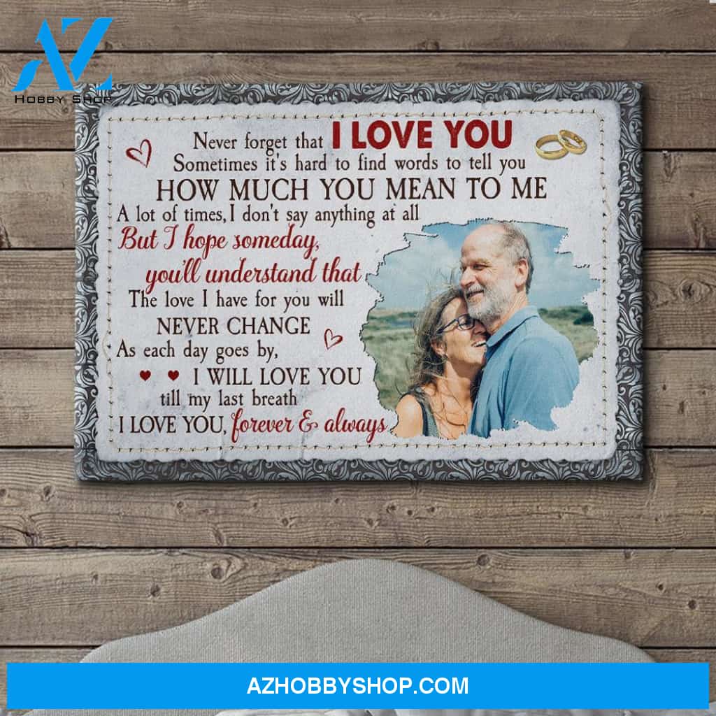 Never Change - Personalized Custom Photo Canvas
