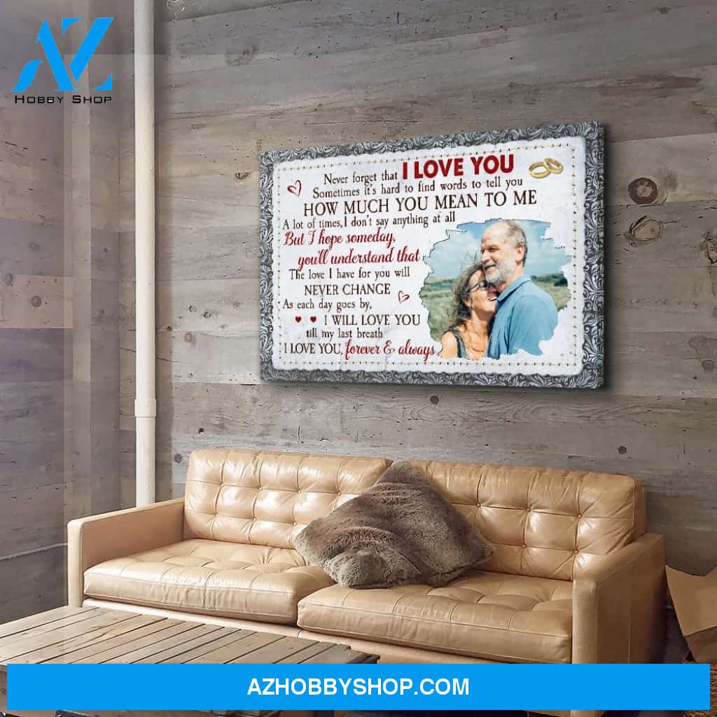 Never Change - Personalized Custom Photo Canvas