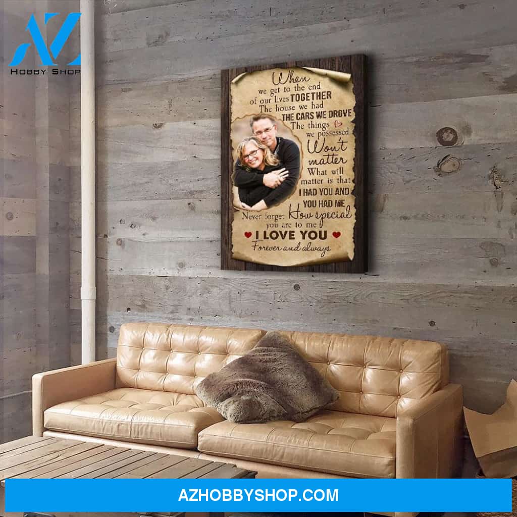 Never Forget - Personalized Custom Photo Canvas